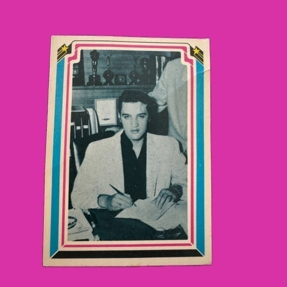 Vintage 1978 Boxcar Elvis Presley Collector’s Card #27